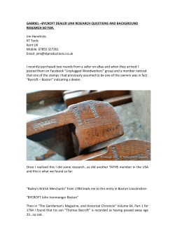 gabriel &ndash;bycroft dealer link research questions and background