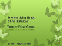 Science: Living things