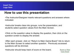 Jeopardy Game Example PowerPoint Presentation