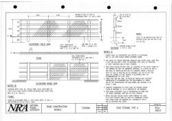 ELEVATION FIELD SIDE PLAN NOTES B: ELEVATION ROAD SIDE