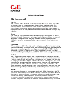 CU Americas Editorial Fact Sheet