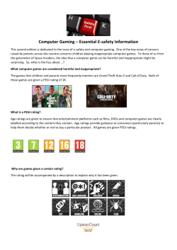 Computer Gaming - Upton Court Grammar School