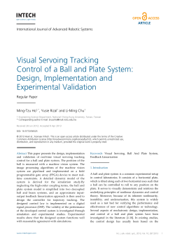 Visual Servoing Tracking Control of a Ball and