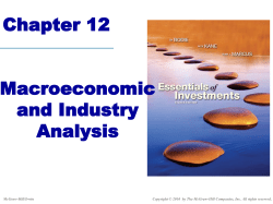 Macroeconomic and Industry analysis