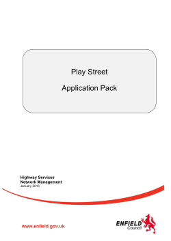 Play Street Application Pack
