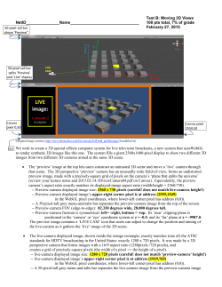 CS351 Introduction to Computer Graphics