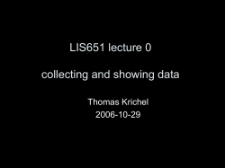 getting and presenting data