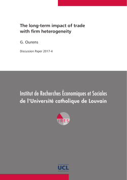 The long-term impact of trade with firm heterogeneity