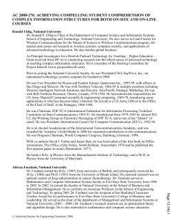 Achieving Compelling Student Comprehension Of