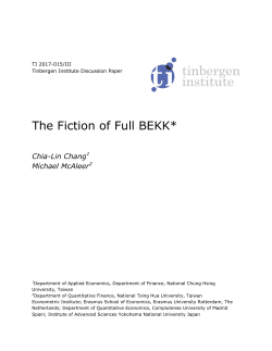 The Fiction of Full BEKK