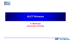 ALCT firmware
