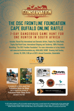 7-day dangerous game hunt for one hunter in south africa