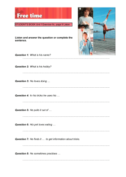 EiM Student`s book Exercise 6 p.9 Listening