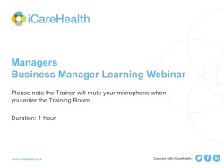 Co-ordinators - Level 1 Business Manager Learning