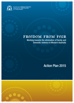 Freedom from Fear Action Plan 2015: Working towards the