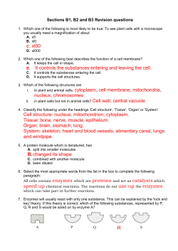 Answers B1 - B3 - HIS-IGSci-Bio