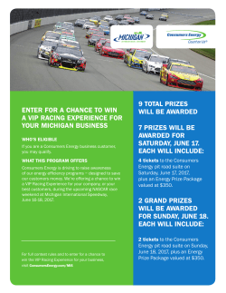 enter for a chance to win a vip racing experience for your michigan