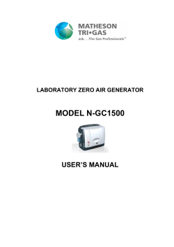 User`s manual N-GC 1500