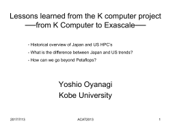 A Global Perspective on Parallel Processing Research for