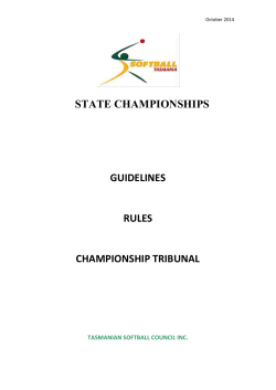 15.3 It is a condition of entry to any Tasmanian