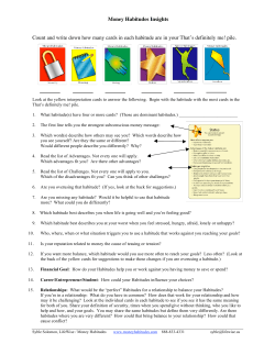 Money Habitudes Insights Count and write down how many cards in