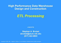 ETL - Suraj @ LUMS