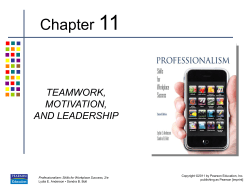 teamwork, motivation, and leadership