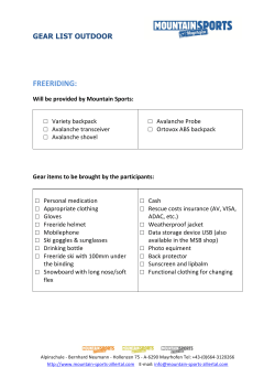 freeriding - Mountain Sports Zillertal