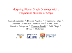 Morphing Planar Graph Drawings with a Polynomial Number of Steps