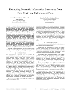 Extracting Semantic Information Structures from Free Text Law