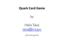 Quark Card Game by Helio Takai