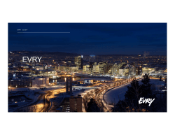 EVRY AS - Q1 2017 reporting