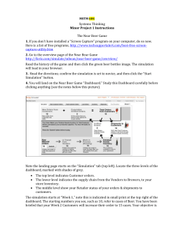 MSTM 604 Systems Thinking Minor Project 1 Instructions The Near