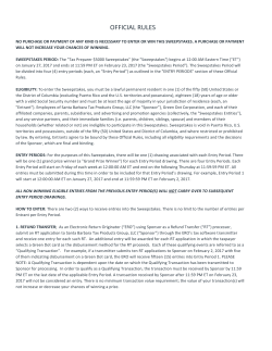 official rules - TPG for Tax Pros