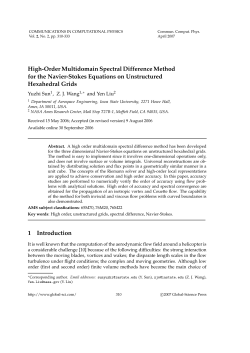 High-Order Multidomain Spectral Difference Method for the Navier