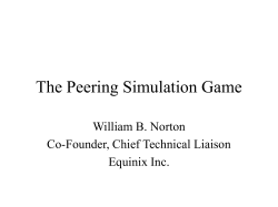NZNOG Peering Simulation Game