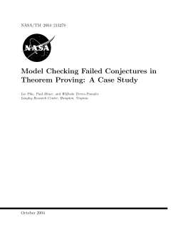 Model Checking Failed Conjectures in Theorem Proving