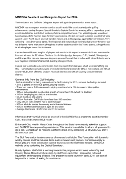 MNCDGA_President_and_Delegates_Report_for_2014
