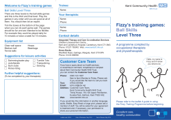 Fizzy`s training games: Ball Skills Level Three