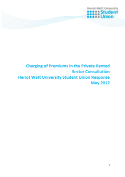 05 Consultation on the Charging of Premiums in the Private Rented