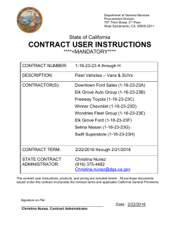 Attachment A &ndash; Contract Pricing