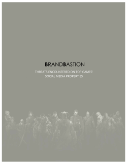 threats encountered on top games` social media