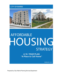 Affordable Housing Strategy