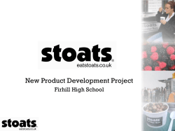 Industry resource: Stoats` project launch presentation