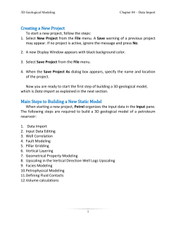 How to import a well Tops file