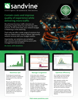 Sandvine Solution Overview