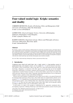 Four-valued modal logic: Kripke semantics and duality