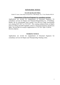 request for proposal - State Bank of India