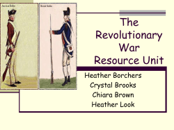 The Revolutionary War 5th Grade Unit
