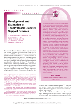 Development and Evaluation of Theory